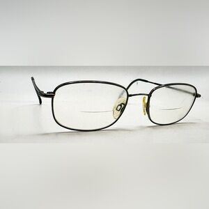 Marchon Autoflex 47 Gunmetal Oval Sunglasses Frames Only